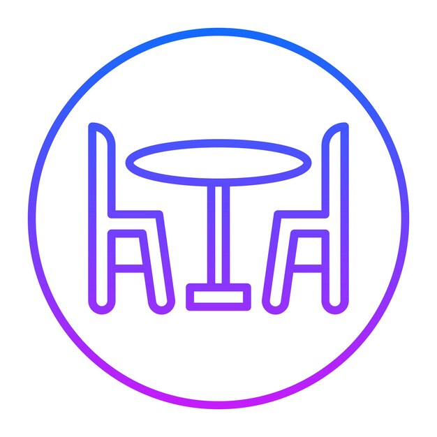 Iconos del vector de la cena