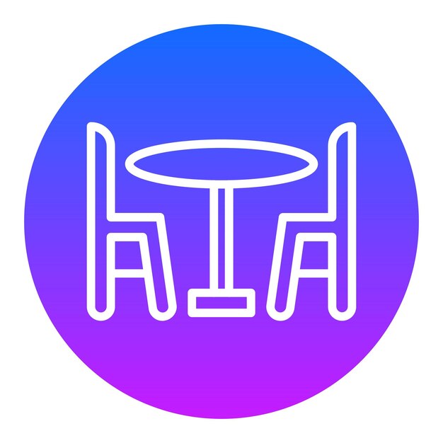 Iconos del vector de la cena