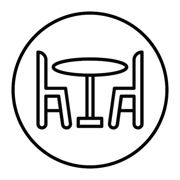 Iconos del vector de la cena