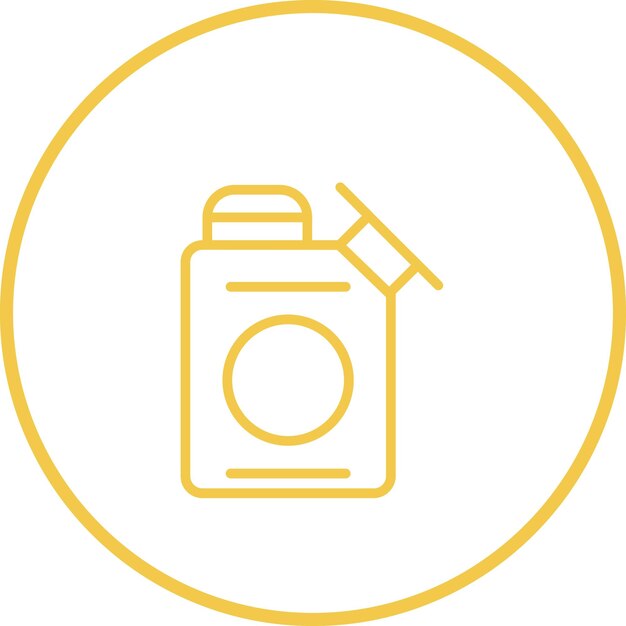 Iconos del vector del combustible de gas