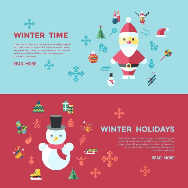 Iconos de vector digital Navidad y año nuevo vacaciones