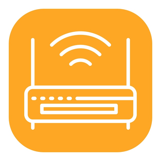 Iconos del vector del enrutador