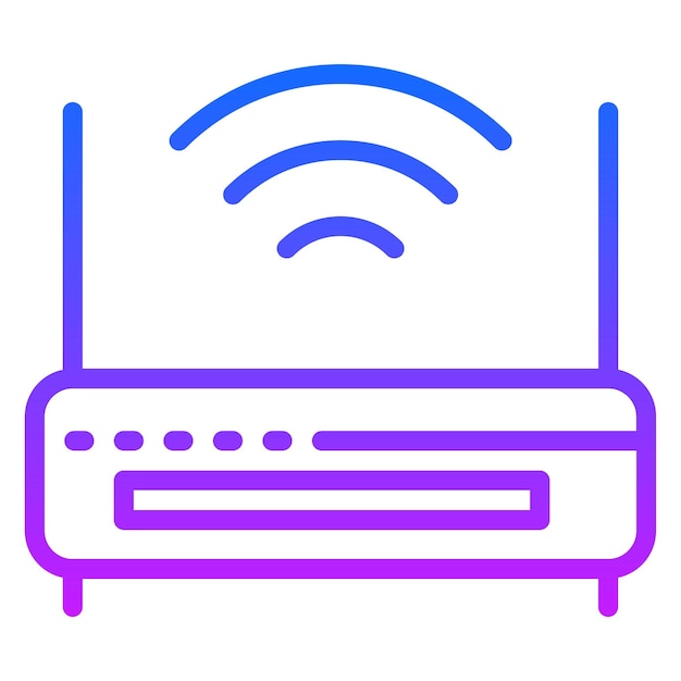 Iconos del vector del enrutador