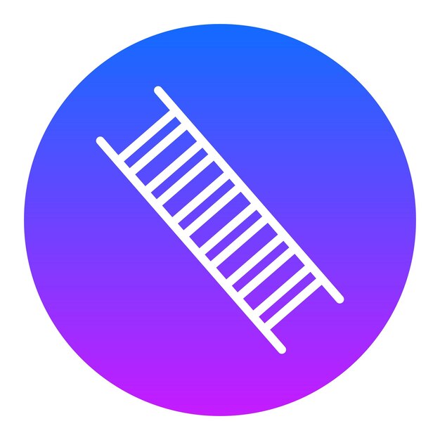 Iconos del vector de la escalera