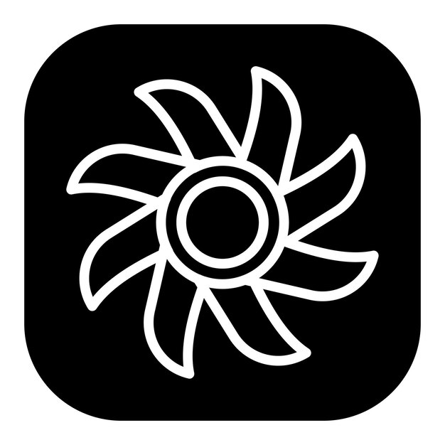 Iconos del vector de la hélice