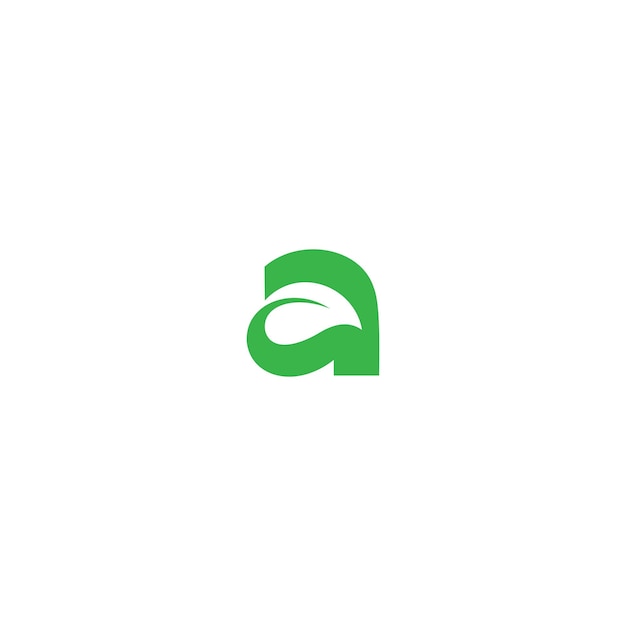 iconos de vector de inspiración de diseño de logotipo de hoja verde