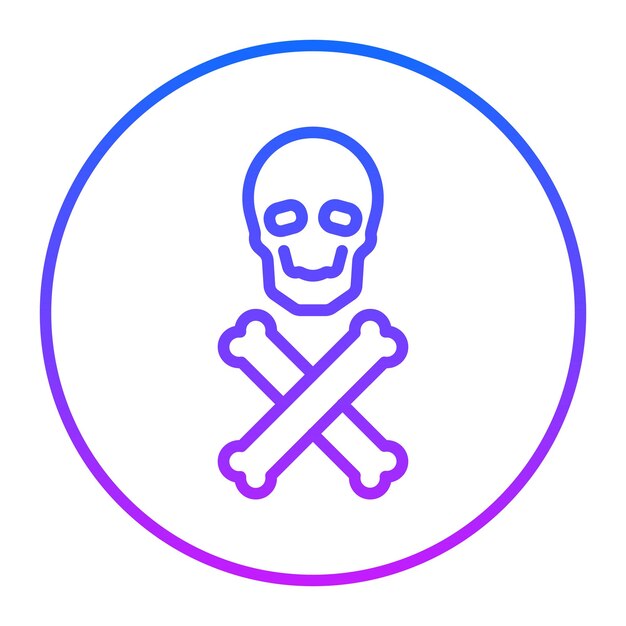 Iconos del vector de Jolly Roger