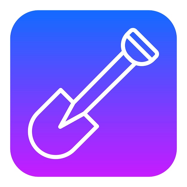 Iconos del vector de la pala