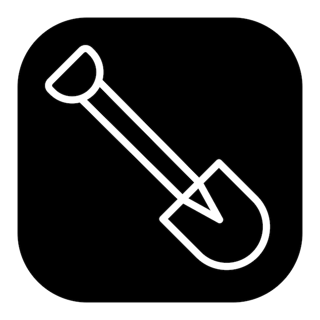 Iconos del vector de la pala