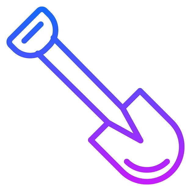 Iconos del vector de la pala