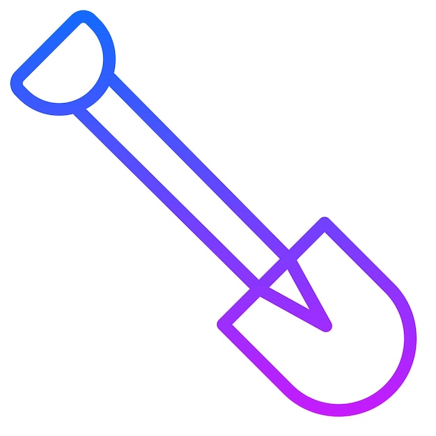 Iconos del vector de la pala