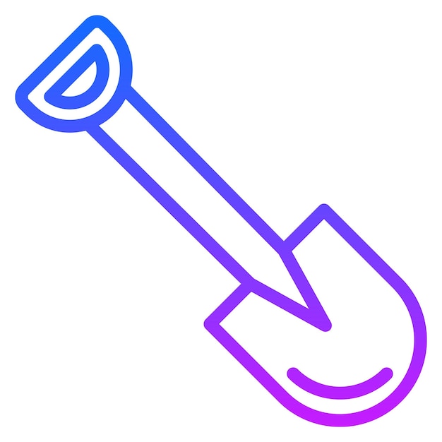 Iconos del vector de la pala
