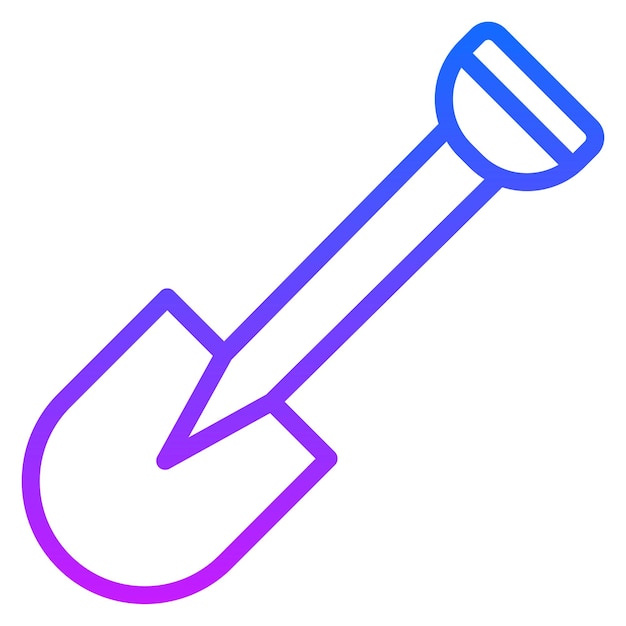 Iconos del vector de la pala