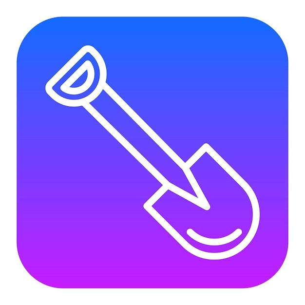 Iconos del vector de la pala