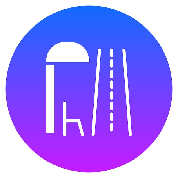 Iconos del vector de parada del autobús