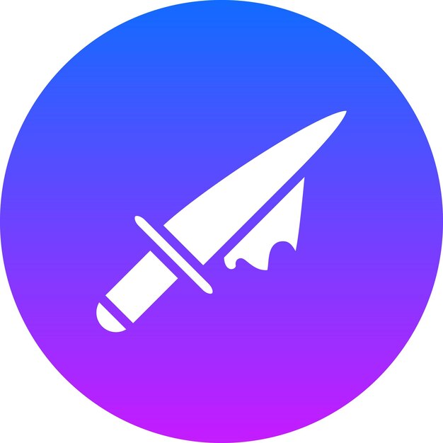 Iconos del vector de sangre del cuchillo