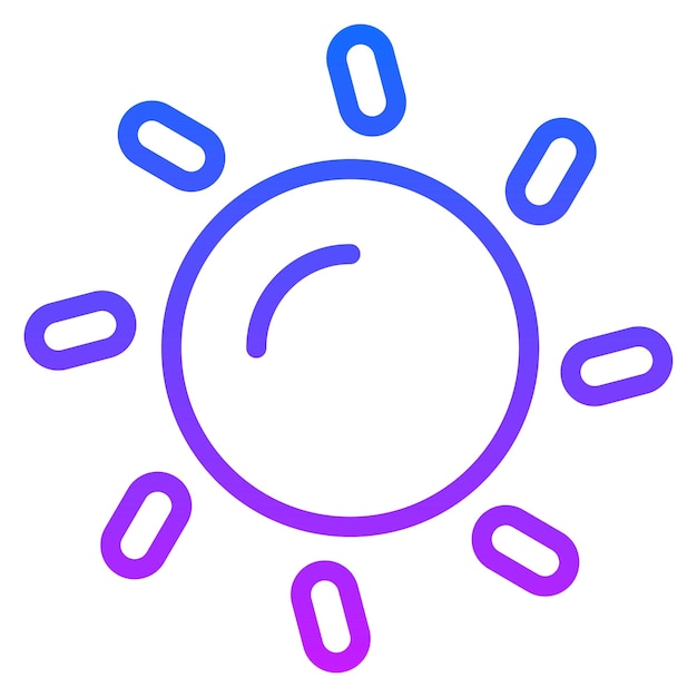 Iconos del vector del sol