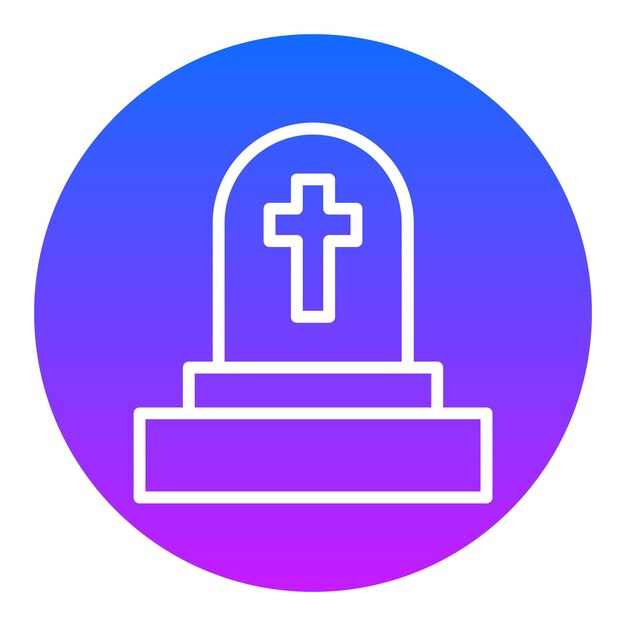 Iconos del vector de la tumba