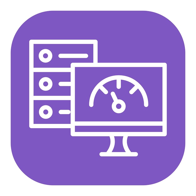 Iconos del vector de velocidad de la base de datos