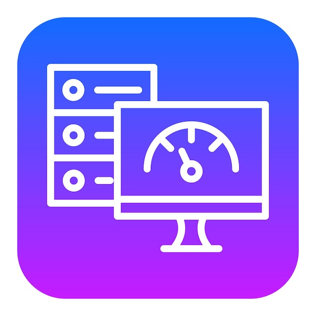 Iconos del vector de velocidad de la base de datos