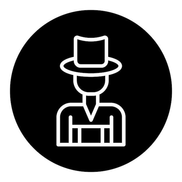 Iconos de vectores de agricultores