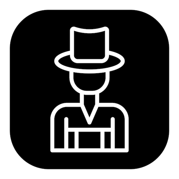 Iconos de vectores de agricultores