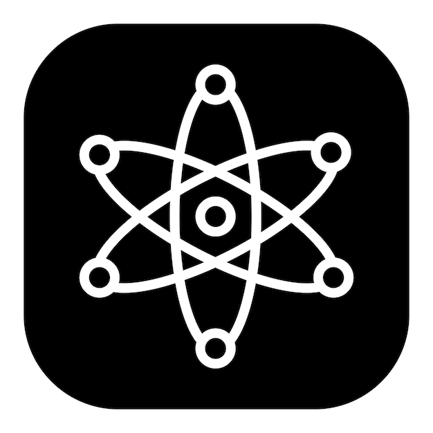 Iconos de vectores atómicos
