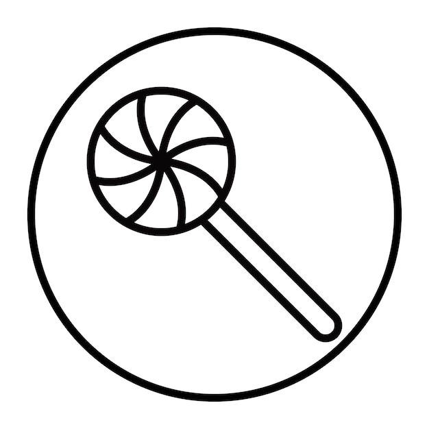 Iconos de vectores de caramelos