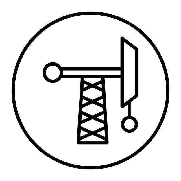 Iconos de vectores de combustibles fósiles