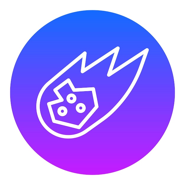 Iconos de vectores de cometas
