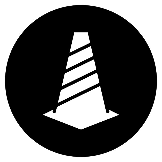 Iconos de vectores de cono