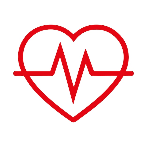 Iconos de vectores de corazón latido de corazón roto y colección de iconos de símbolos de corazón normal