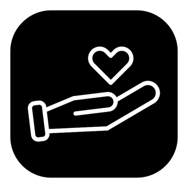 Iconos de vectores de cuidado