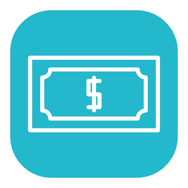 Iconos de vectores de dinero