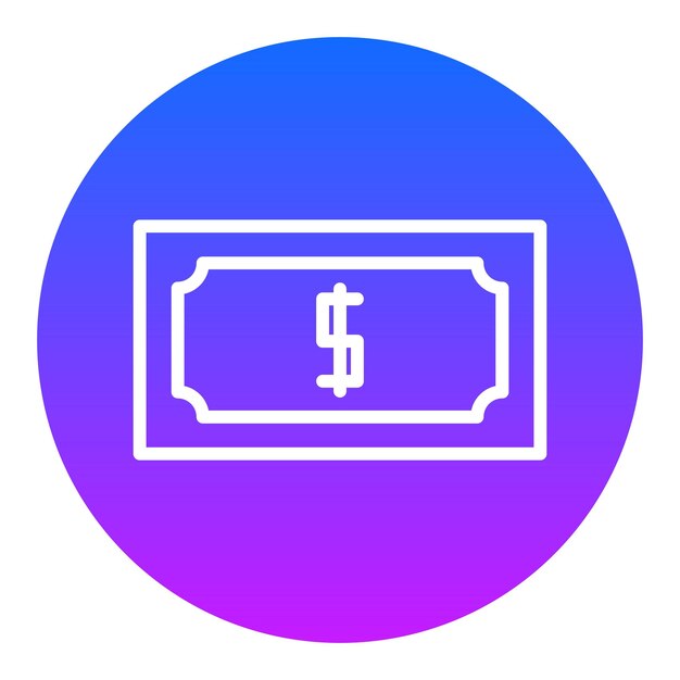 Iconos de vectores de dinero
