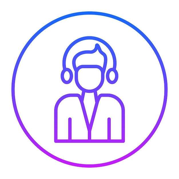 Iconos de vectores de DJ