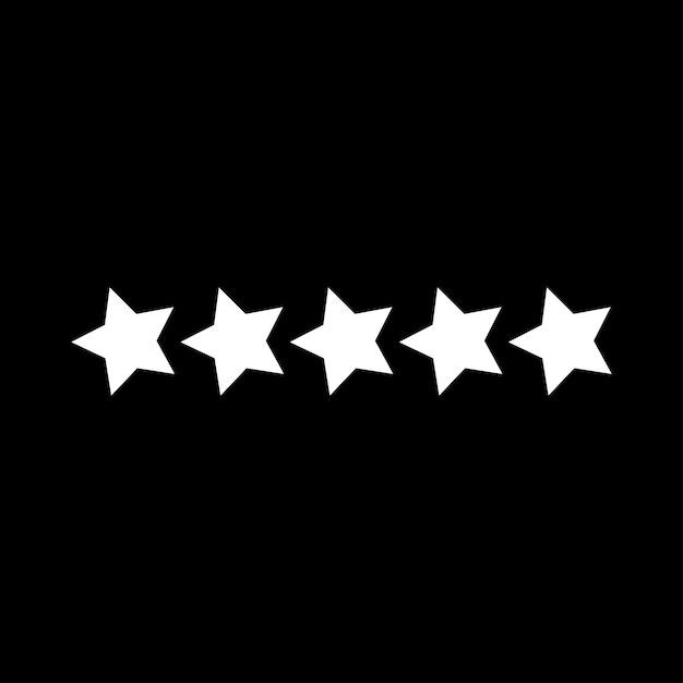 Iconos de vectores de estrellas Íconos de estrellas