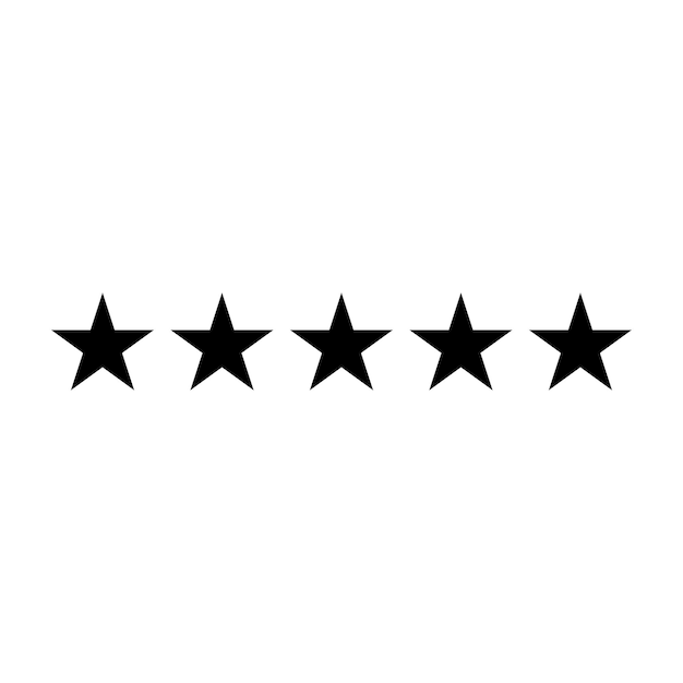 Iconos de vectores de estrellas Íconos de estrellas
