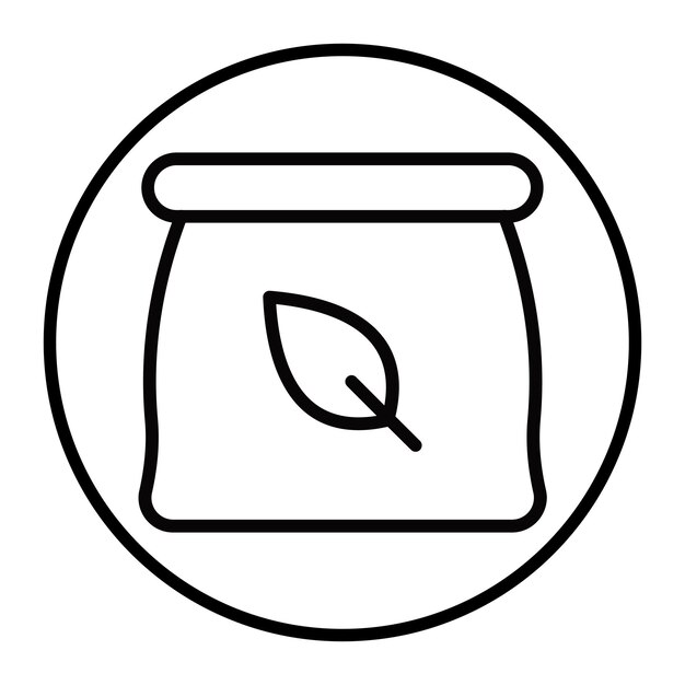 Iconos de vectores de fertilizantes