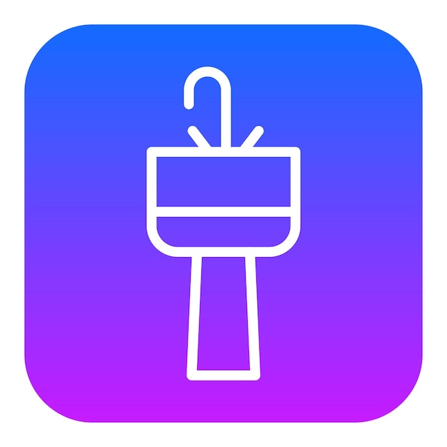 Iconos de vectores de fregadero