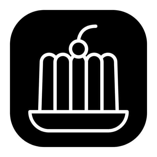 Iconos de vectores de jalea