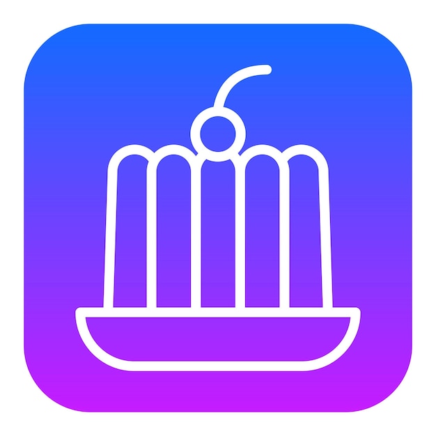 Iconos de vectores de jalea