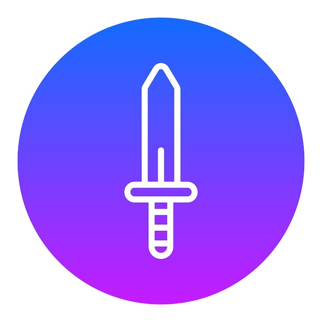 Iconos de vectores de juguetes de espadas