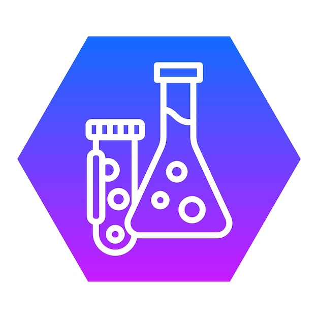 Iconos de vectores de laboratorio médico