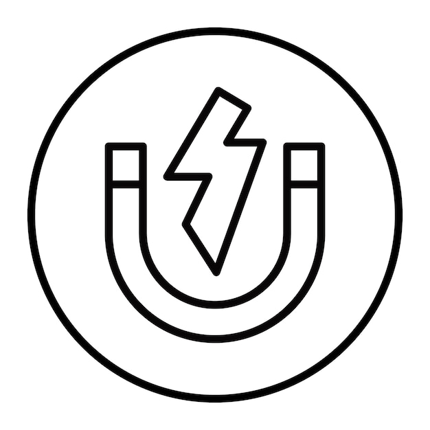 Iconos de vectores magnéticos