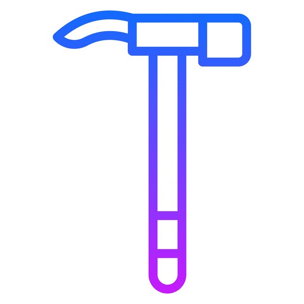 Iconos de vectores de martillo