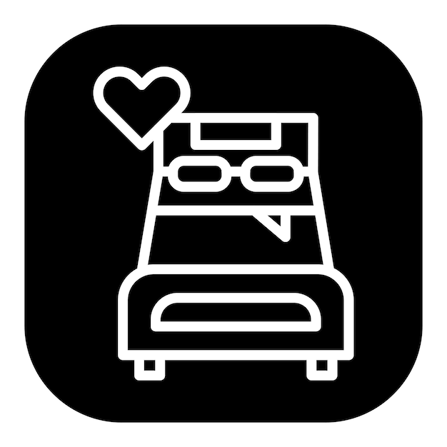 Iconos de vectores de nidos de amor