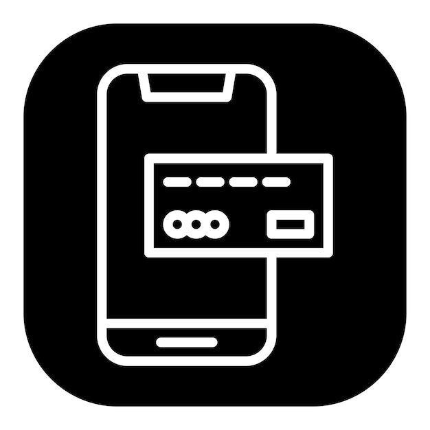 Iconos de vectores de pago en línea