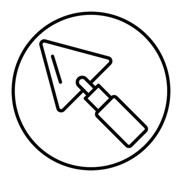 Iconos de vectores de paleta