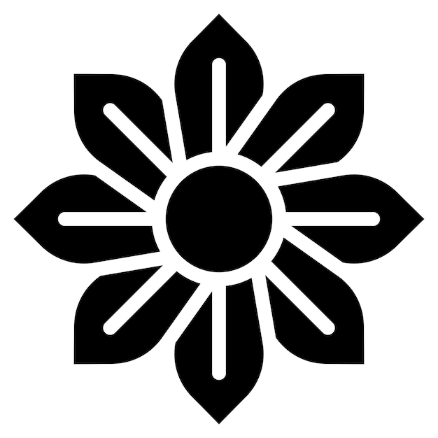 Iconos de vectores de plantas de Pascua